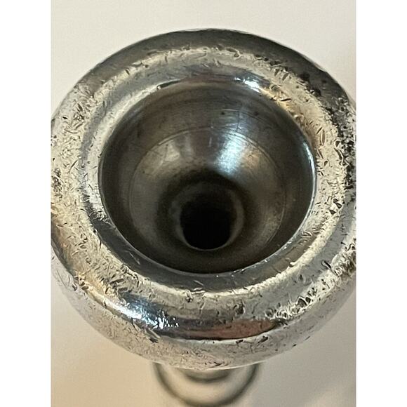Vintage BESSON 6 MADE IN ENGLAND Trumpet Mouthpiece Silver Plated - Picture 6 of 8